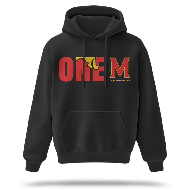 One Maryland Hoodie (Black)