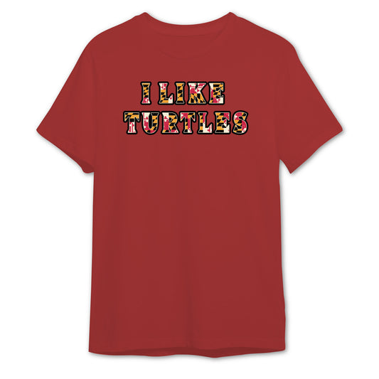 "I Like Turtles" Tee (Red) (Member Exclusive)